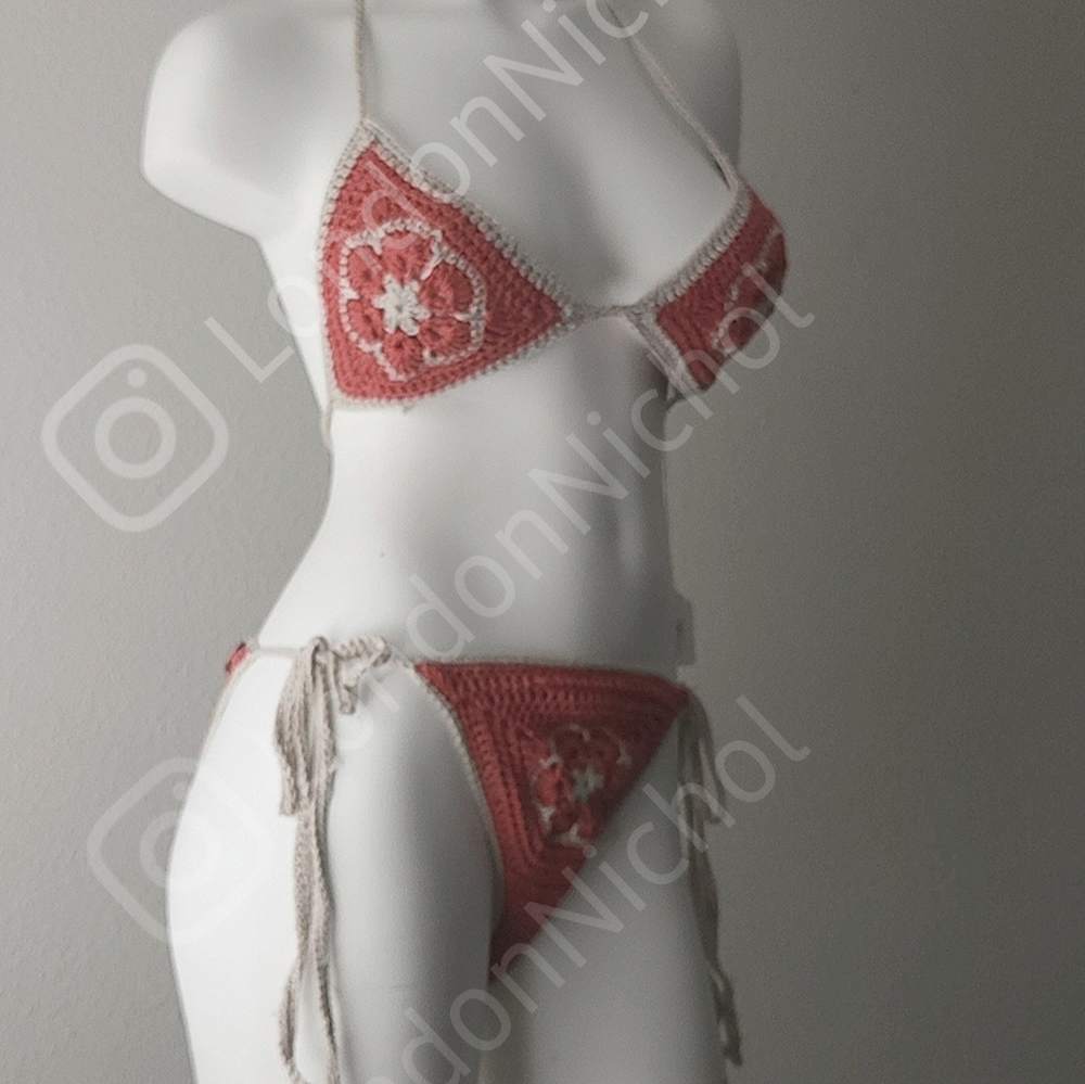 Crochet African Flower Bikini